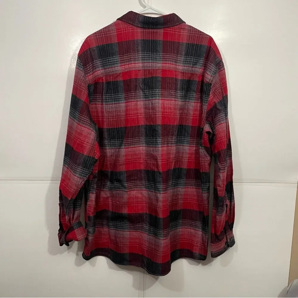 The North Face Plaid Button Down Heavyweight Flannel